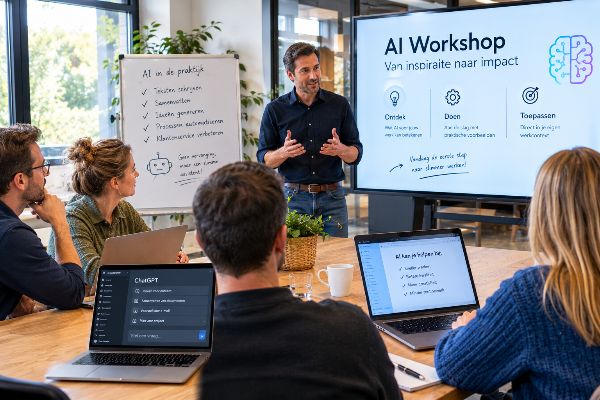 Zo geef je een AI workshop die je team echt verder helpt